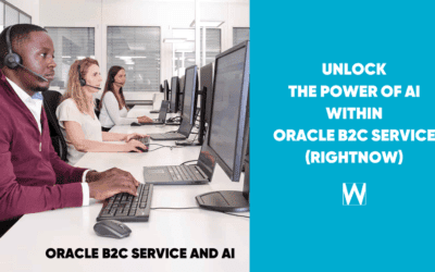 ORACLE B2C SERVICE / RIGHTNOW AND AI